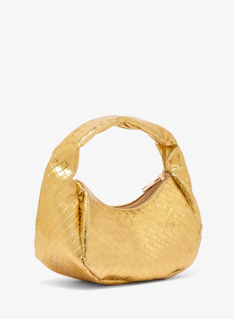 GLAMOROUS  Woven Grab satchel for Women | Best Price UAE